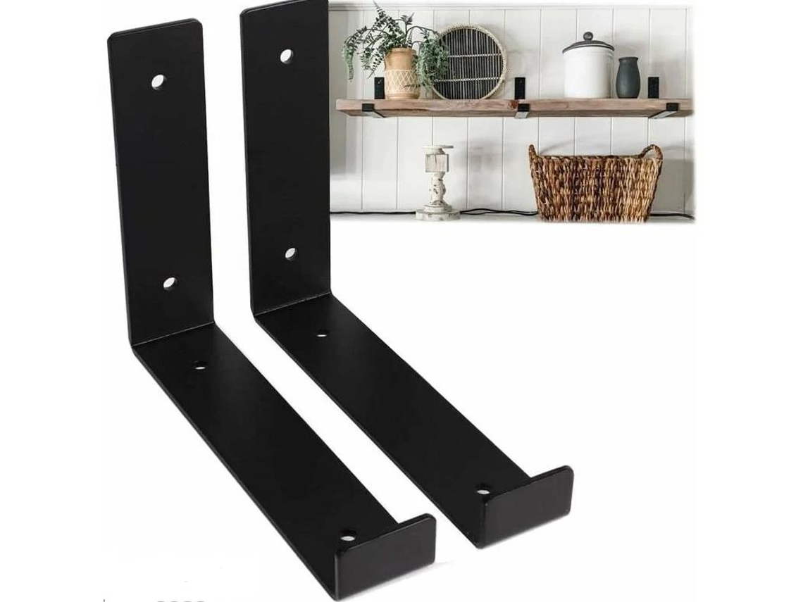Suporte de Prateleira em Metal Equerre para Prateleira de 25Cm NEVEANCE