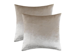 Capas De Almofadas Decorativas Douradas Para Sofá-cama, Pacote Com 2, Capas De Almofadas De Veludo De Cor Sólida E Luxuosas, Prateadas, 2 Pacotes Com