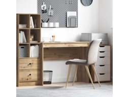 Vidaxl Mesa Carvalho Artesanal 100 X 40 X 76 Cm