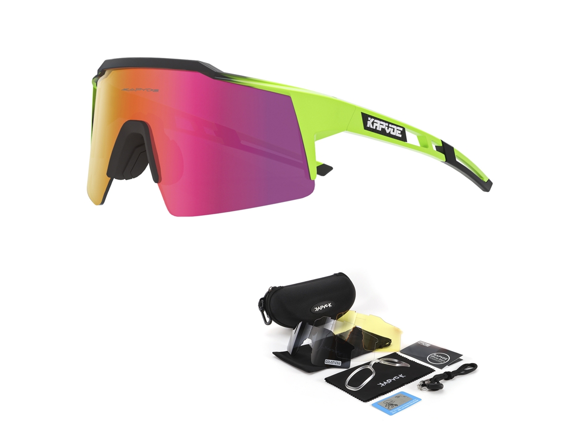 Óculos de Ciclismo, Óculos de Sol Polarizados para Corrida, para Homens e Mulheres, Ideais para Atividades Ao Ar Livre. MDUG