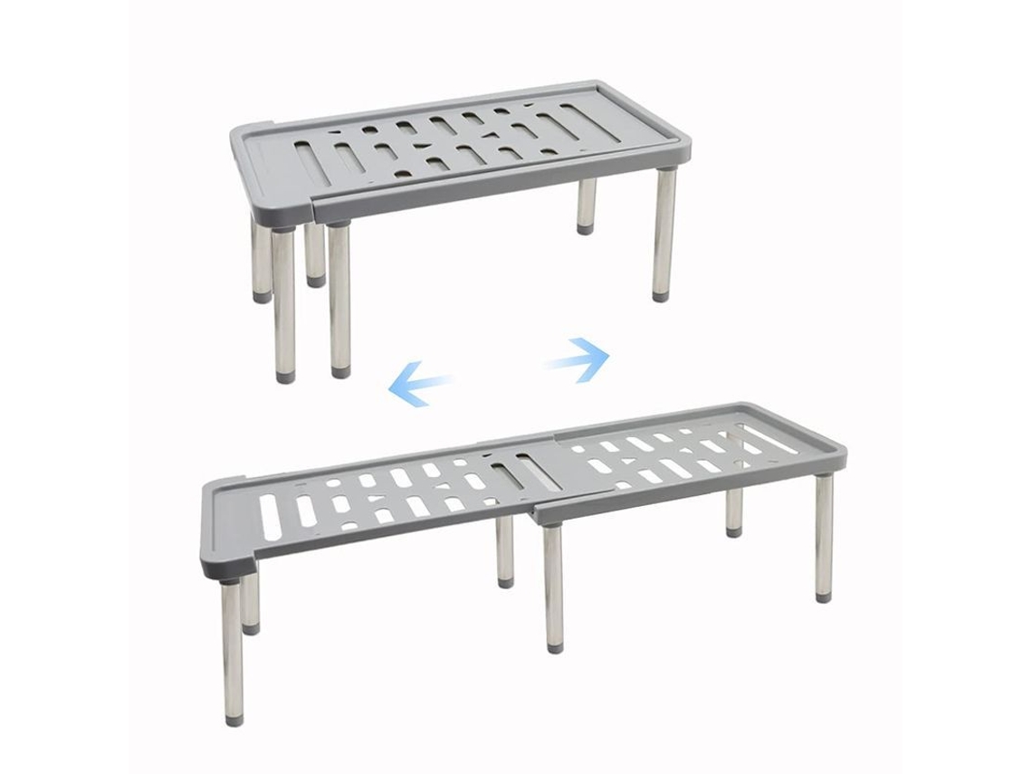Organizador de Armário Nova Line, Expandível, Prateleira, para Cozinha, Rack de Temperos