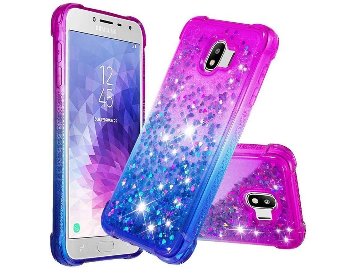 Capa Samsung Galaxy J4 2018 HONGWE. Roxo/Azul