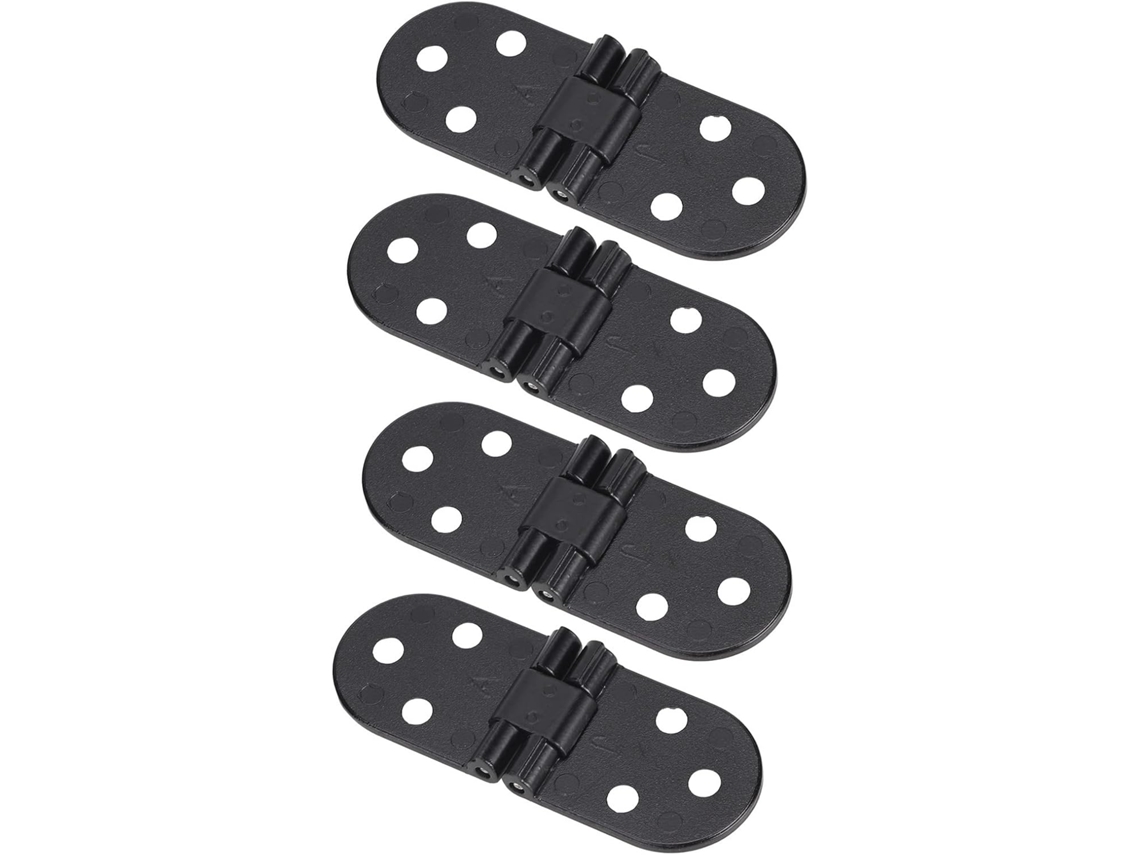 Dobradiça De Mesa Articulada Aramox, Resistente, Em Liga De Zinco, Preta, Para Portas De Armários, Máquinas De Costura E