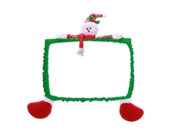 2026zentro-capa Protetora Para Monitor De Computador 19-27 Polegadas Com Design De Boneco De Neve 3d Natalino