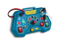 Brinquedos sensoriais para crianças de 1 a 4 anos, quadro sensorial Montessori com interruptor iluminado, atividades educacionais Slowmoose