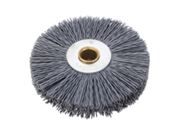 Escova multifuncional ondulada de nylon e aço inoxidável 80x20x10mm para chave inglesa/máquina