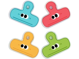 Ciieeo Conjunto De 4 Clipes Para Selar Sacos De Cozinha Multicoloridos Com Design Adorável Olhos Desenho Animado, Feitos De