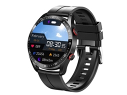 Smart Watch Bluetooth Chamada 1 3 Polegadas Monitoramento de Saúde Masculino / Feminino Preto YEMAESRE
