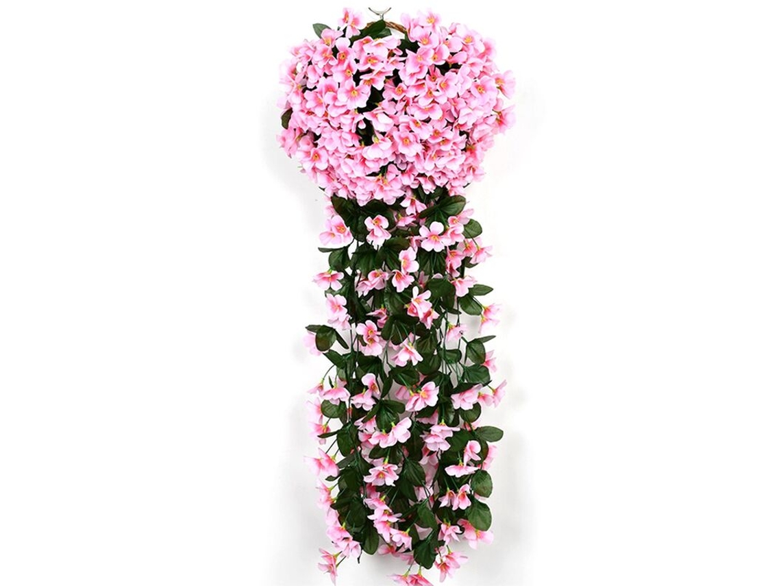 Orquídea Artificial de 5 Pétalas, Flores Falsas para Decoração de Casamentos, Festas, Dia Das Mães, Jardins e Paredes, Cor Rosa. AQUAFORGE