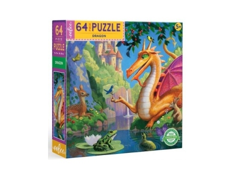Livro Puzle 64 Piezas Dragon Eeboo De Desconocido (espanhol)