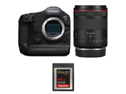 Eos R1 + Rf 35mm F/1.4 L Vcm + 1 Sandisk 64gb Extreme Pro Cfexpress Type B + Ebook “20 Dicas para Fotos Que Impressionam” CANON
