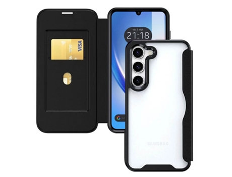 Capa Híbrida para Samsung Galaxy A34 5G TUMUNDOSMARTPHONE Magnética Preto