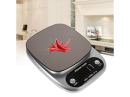 1 Balança Digital Eletrônica de Cozinha com Visor Lcd, Capacidade de 10 Kg/g AQUAFORGE