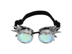 Óculos Steampunk Retro Prata Laxiscreed Para Estilo Vintage E Originalidade