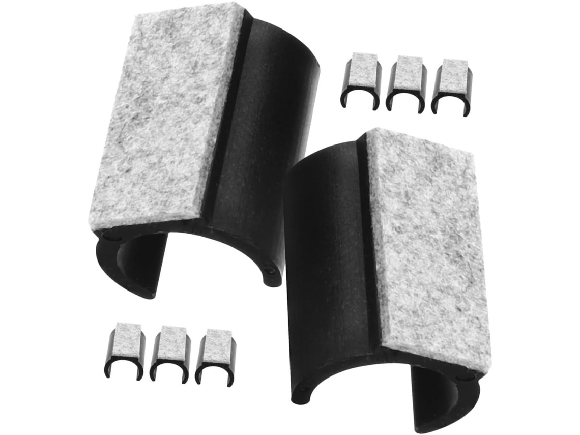 Conjunto De 8 Protetores Feltro Em Formato U Para Pés Cadeira, Ideais Para Pisos De Madeira