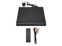 Mini Hd Dvd Player Com Interface Pal Ntsc Usb 2.0 Integrada, Controle Remoto, Cd Player Doméstico Com Cabo Rca Para Tv, Plugue Ue Aquaforge