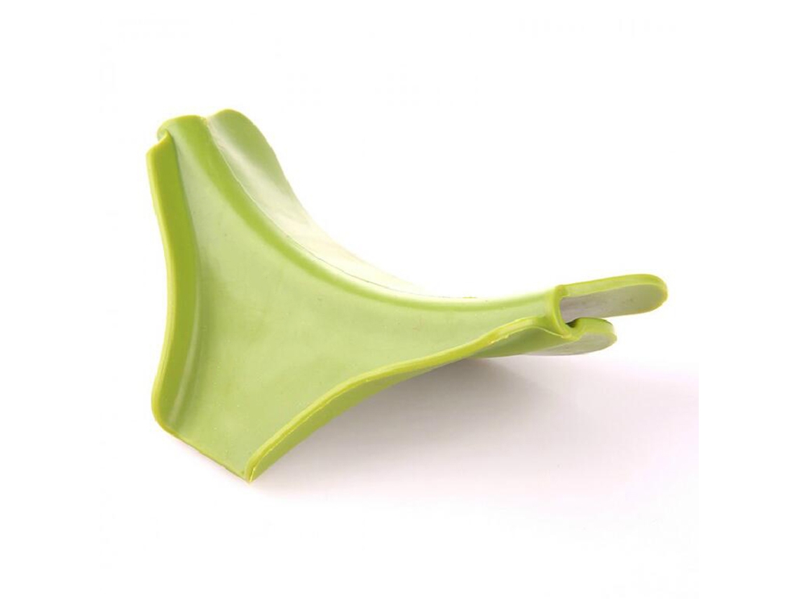 Funil de silicone para cozinha, anti derrapante e para líquidos, ferramenta prática para panelas e sopas LAXISCREED