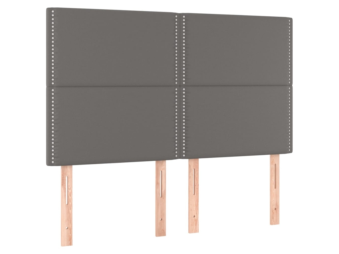 Headboard, Headboards Vidaxl Cinzeto Couro Artificial (144 Cm)