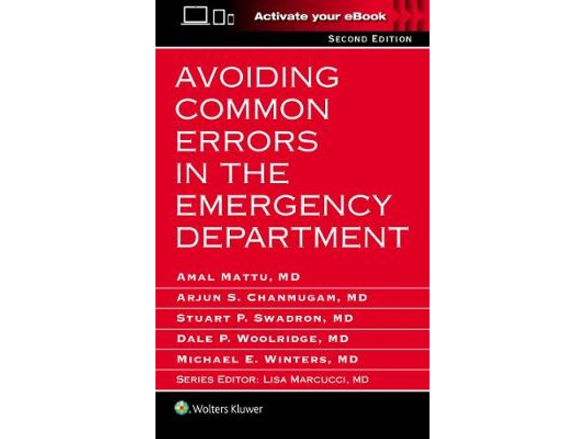 Livro Avoiding Common Errors in the Emergency Department de Amal Mattu (Inglês)