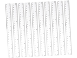 Lurelia Régua Plástica 20 Peças 30 Cm Com Flexível E Durável Para Desenho Técnico