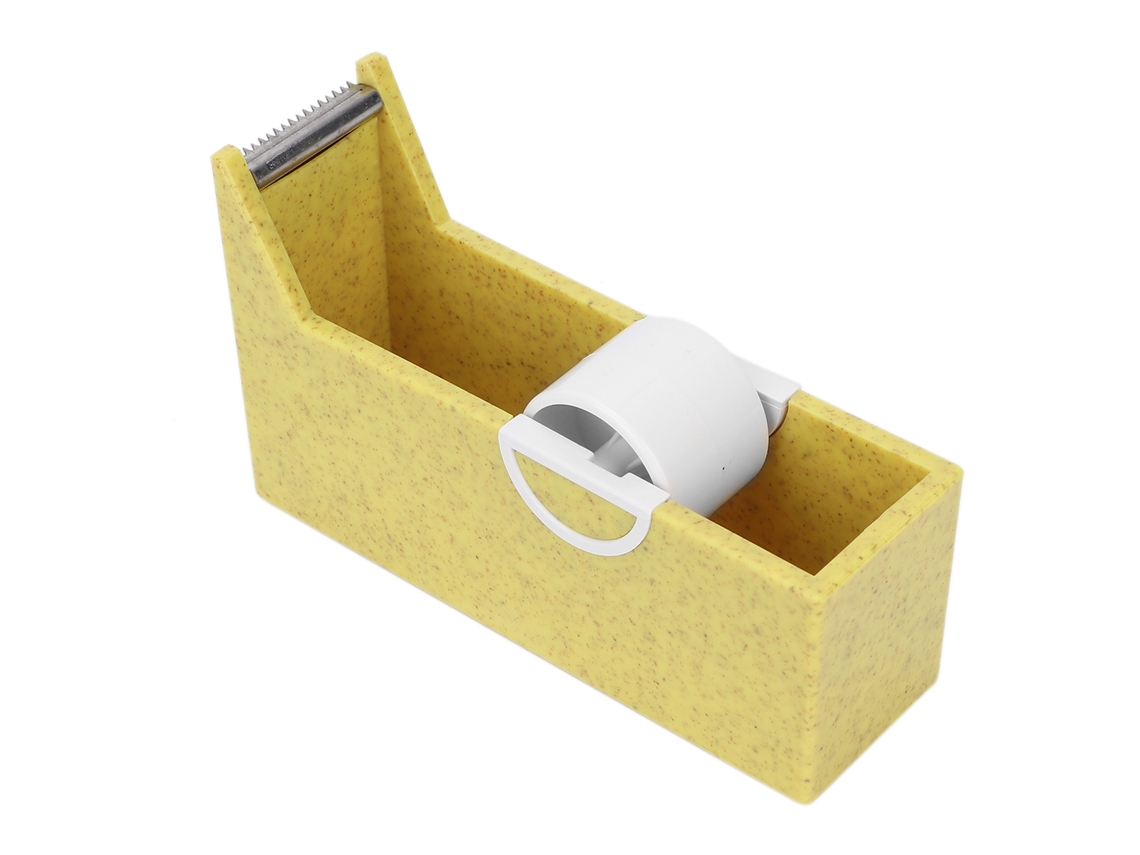 Dispenser De Fita Para Cílios Postiços Portátil Fita Cutter Holder Amarelo Para Salão De Beleza E Casa