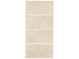 Painéis De Parede 3d Vevor Stone Yellow Pu 2,97 Metros Quadrados 4 Un 1200 X 600 X 30 Mm