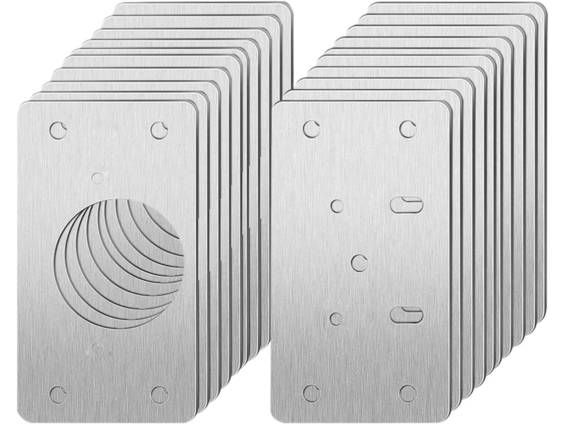 Dobradiças De Aço Inoxidável Para Móveis Armário 1 2 4 10 Pares
