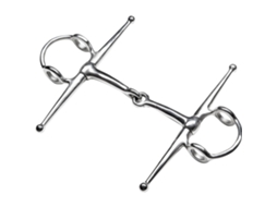 Snaffle de Elevação de Bochecha Completa de Aço Inoxidável Prateado 145 Mmfeeling