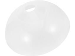 Luminária Pendente Com Cúpula De Acrílico Branco, Instalação Simples E