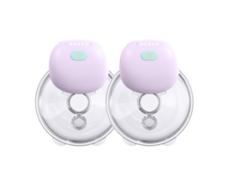 Bomba De Leite Materna Vestível, Bomba De Leite Elétrica Mãos Livres Para Coleta E Extração De Leite.roxo Yunzii (dupla Face)