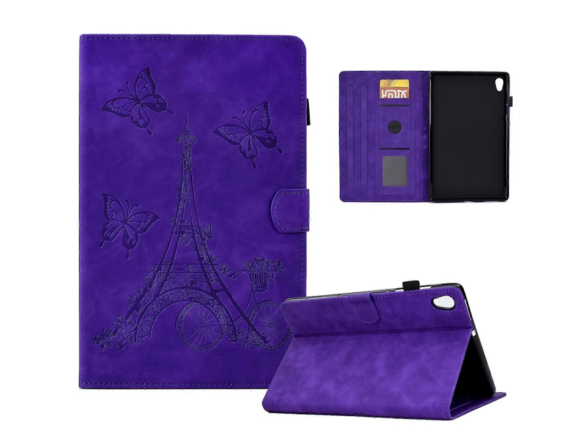 Capa De Couro Texturizado Para Tablet Lenovo Tab M10 Gen 2 Tower