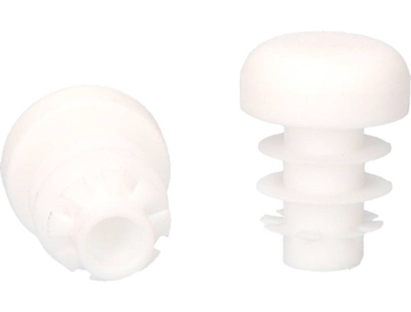 Topo Sistema Redondo para Interior  Ø18Mm Branco