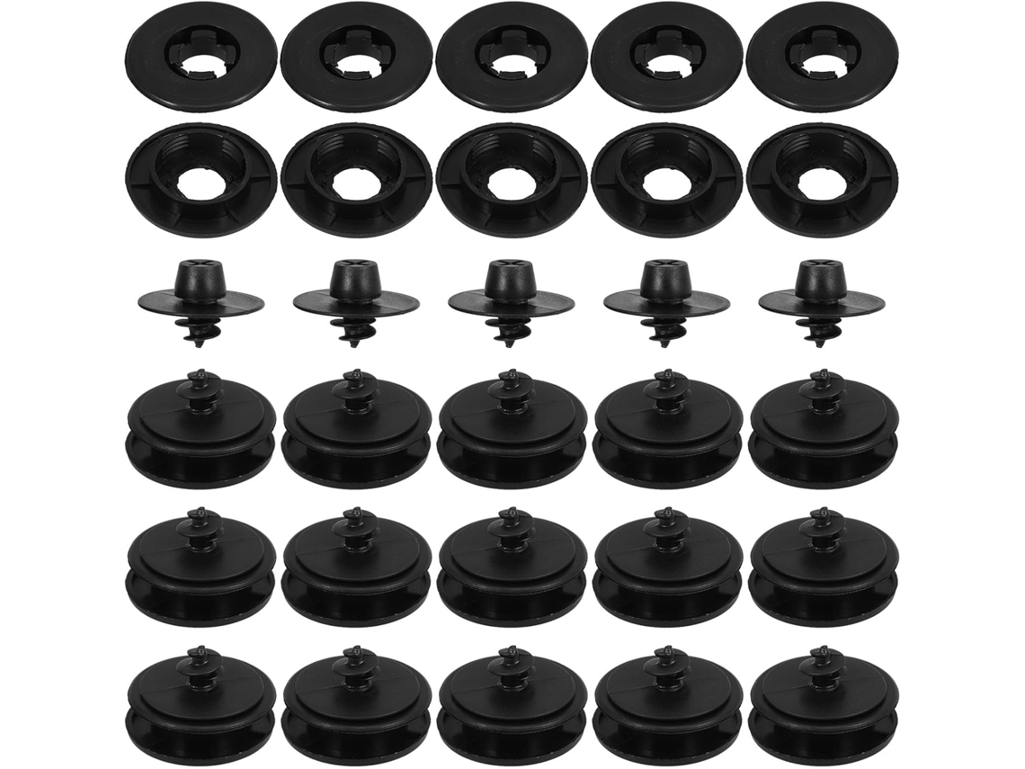 Conjunto Com 20 Presilhas De Fixação Para Tapetes Automotivos, Design Antiderrapante