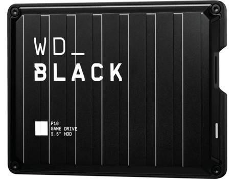 Disco HDD Externo WD_Black P10 Game Drive 5TB (Preto - 5 TB - USB 3.2)