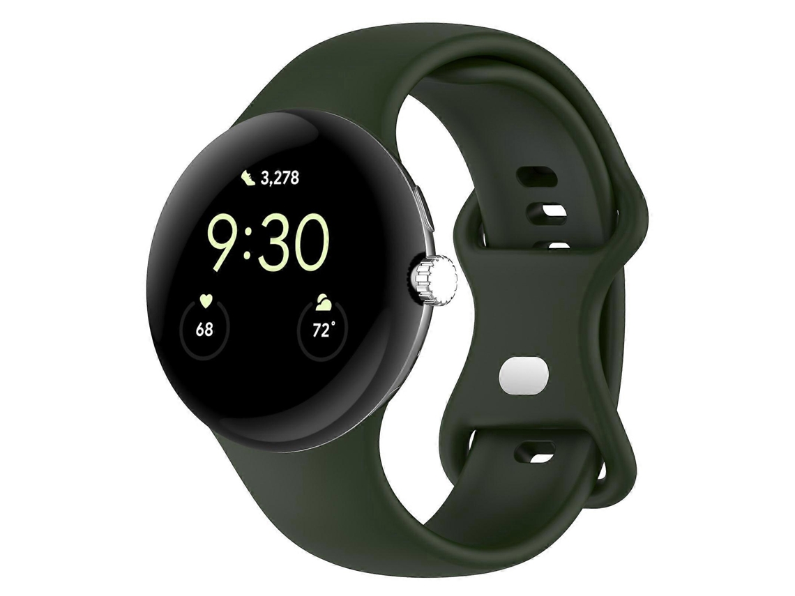 Pulseira De Silicone De Cor Sólida Para Google Pixel Watch 2