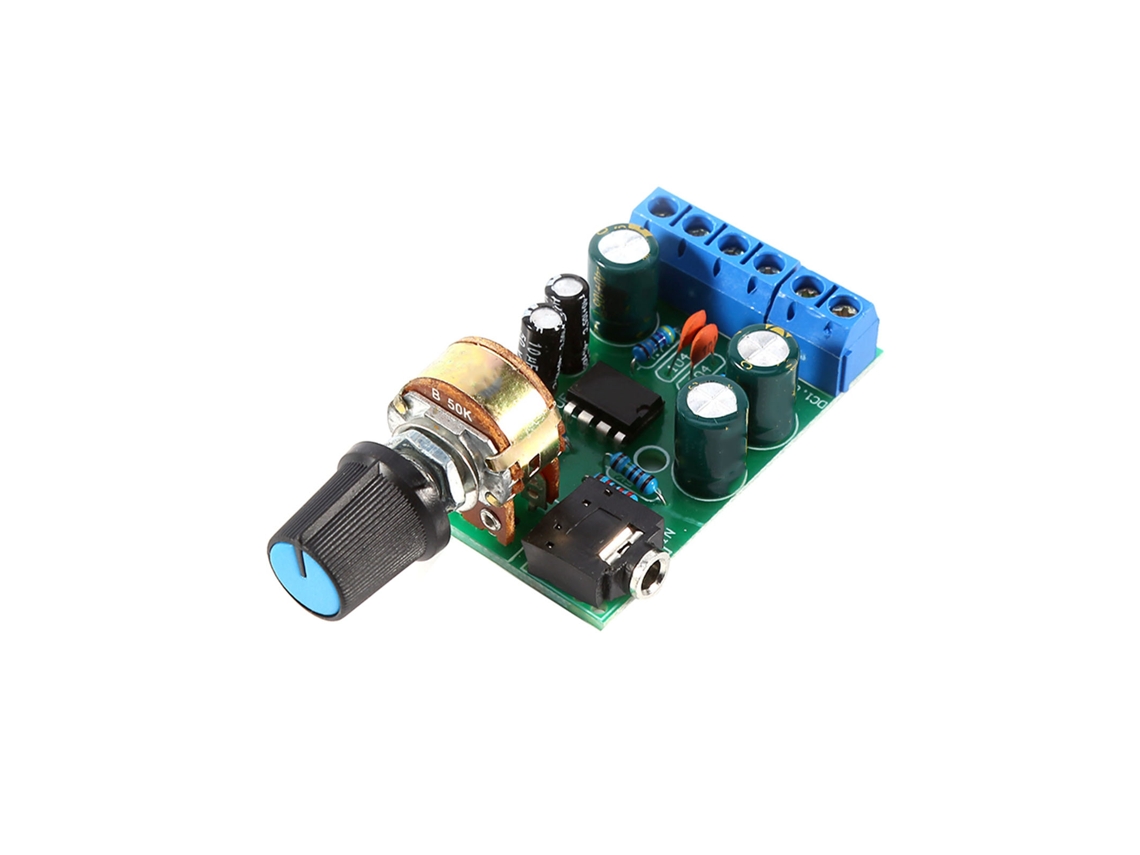Amplificador De Áudio Laxiscreed Tda2822m Estéreo Dual Para Entrada 3.5mm Aux