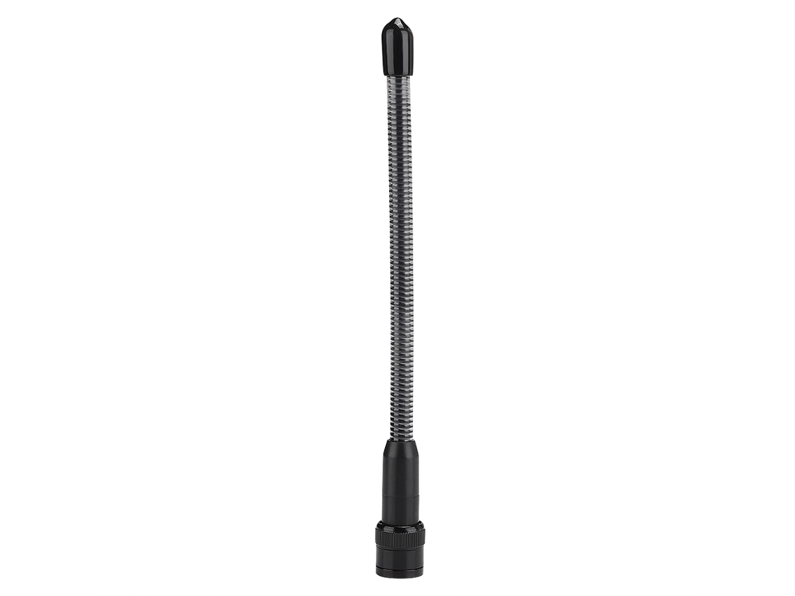 Aetheria antena de Mola Flexível Bnc Masculino Uhf 16cm para Rádio Icom Ic v9 Amateur Preta