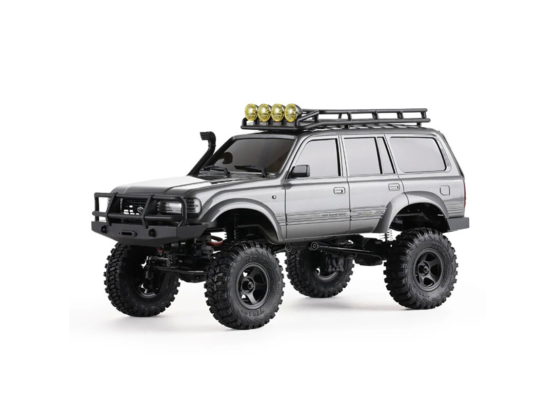 Amarelofms Fcx18 Rtr 1/18 2.4g 4wd Toyota Lc80 Rock Crawler Led 2 Vel Brinquedo MDUG
