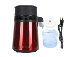 Destilador de água automático de aço inox 4L com duplo botão para casa e laboratório, 110V LAXISCREED