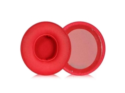 1 Par De Almofadas De Substituição De Pele De Cordeiro Para Beats Solo3 / Solo2 Pele De Cordeiro Para Beats Solo3 Vermelho Ushion