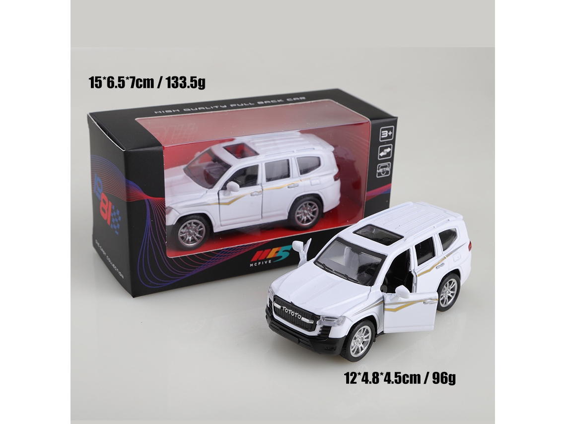 Miniatura de Suv Off road em Escala 1/36, com Portas Duplas, Modelo de Carro de Brinquedo Realista. MDUG