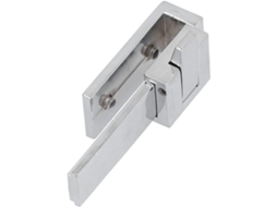 Fechadura Limitadora De Porta Vidro Em Liga Zinco Aramox, Fechadura Prática Para Porta De Correr Banheiro Com Acessórios