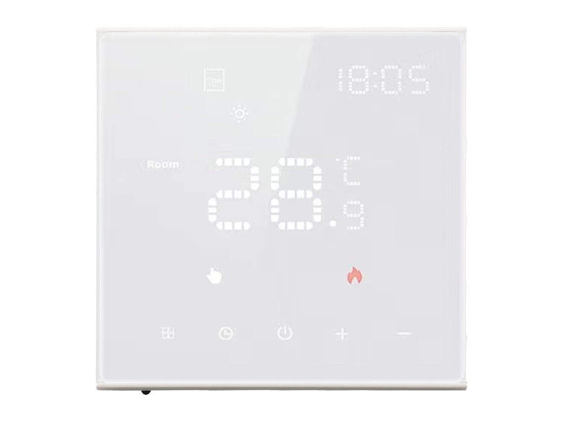 Termostato Inteligente Casa Branco Touch Digital