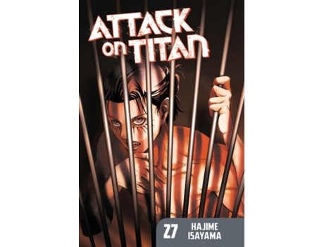Livro attack on titan 27 de hajime isayama (inglês)