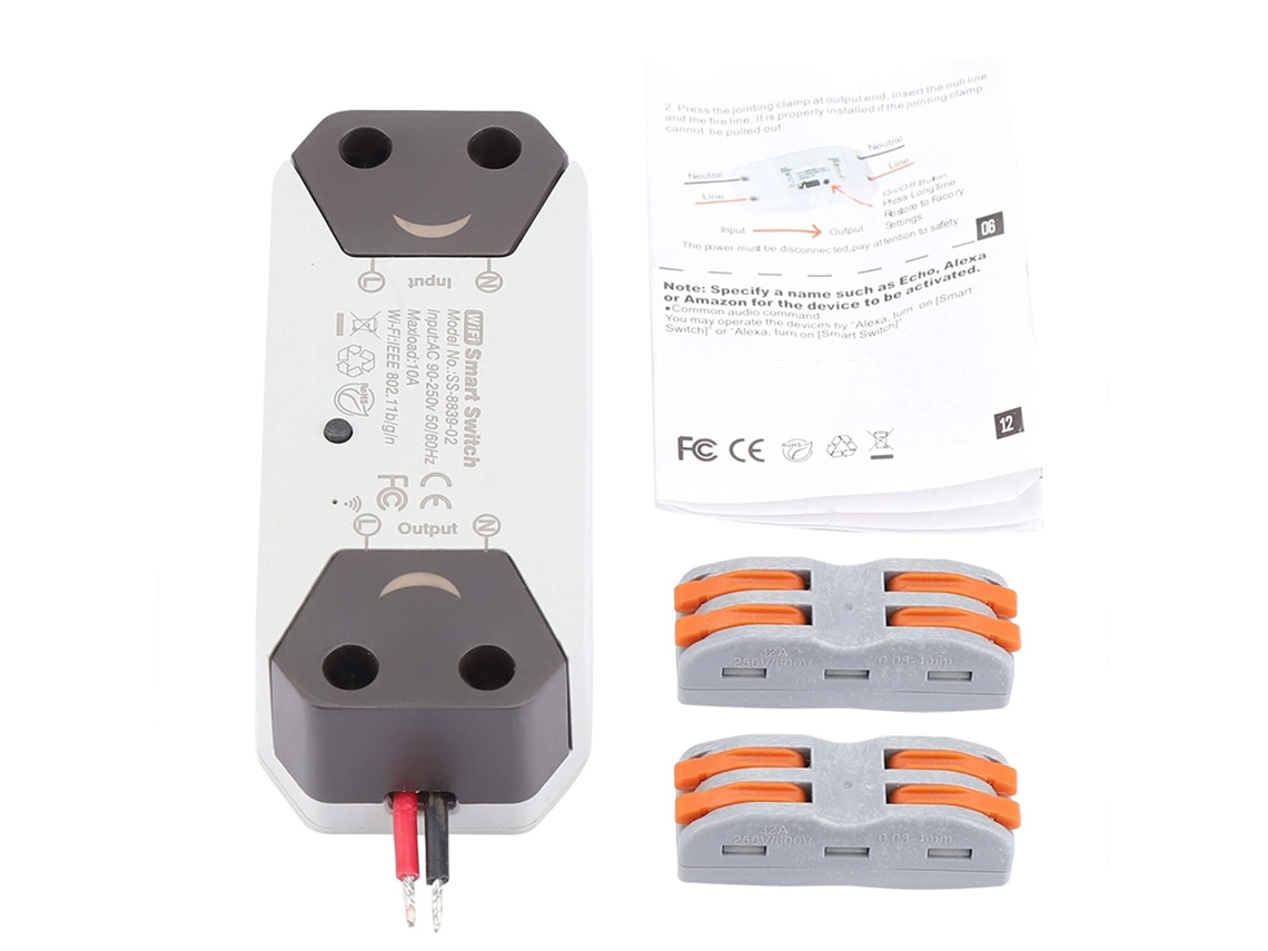 Interruptor De Luz Inteligente Haofy Com Wi Fi, Controle Remoto Universal Para Alexa Home, Função De Sincronização Por