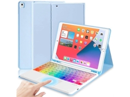 Rg 1029d Compatível Com Ipad 10.2 / (2019) / (2020) / Air 10,5 Polegadas (2019) / Pro 10,5 Polegadas (2017) Touchpad Bluetooth Keybo Webake (2021)