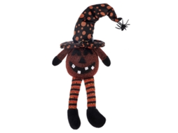 Laxiscreed Decoração De Halloween Com Caveira, Abóbora Led E Videira De Folhas De Maple Artificial