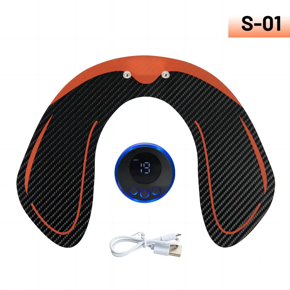 Aparelho De Massagem Para Estimulação Muscular Abdominal Ems, Tonificador Treinador E Quadril Usb, Perda Peso, Fitness E Modelagem Ideal Academia Em