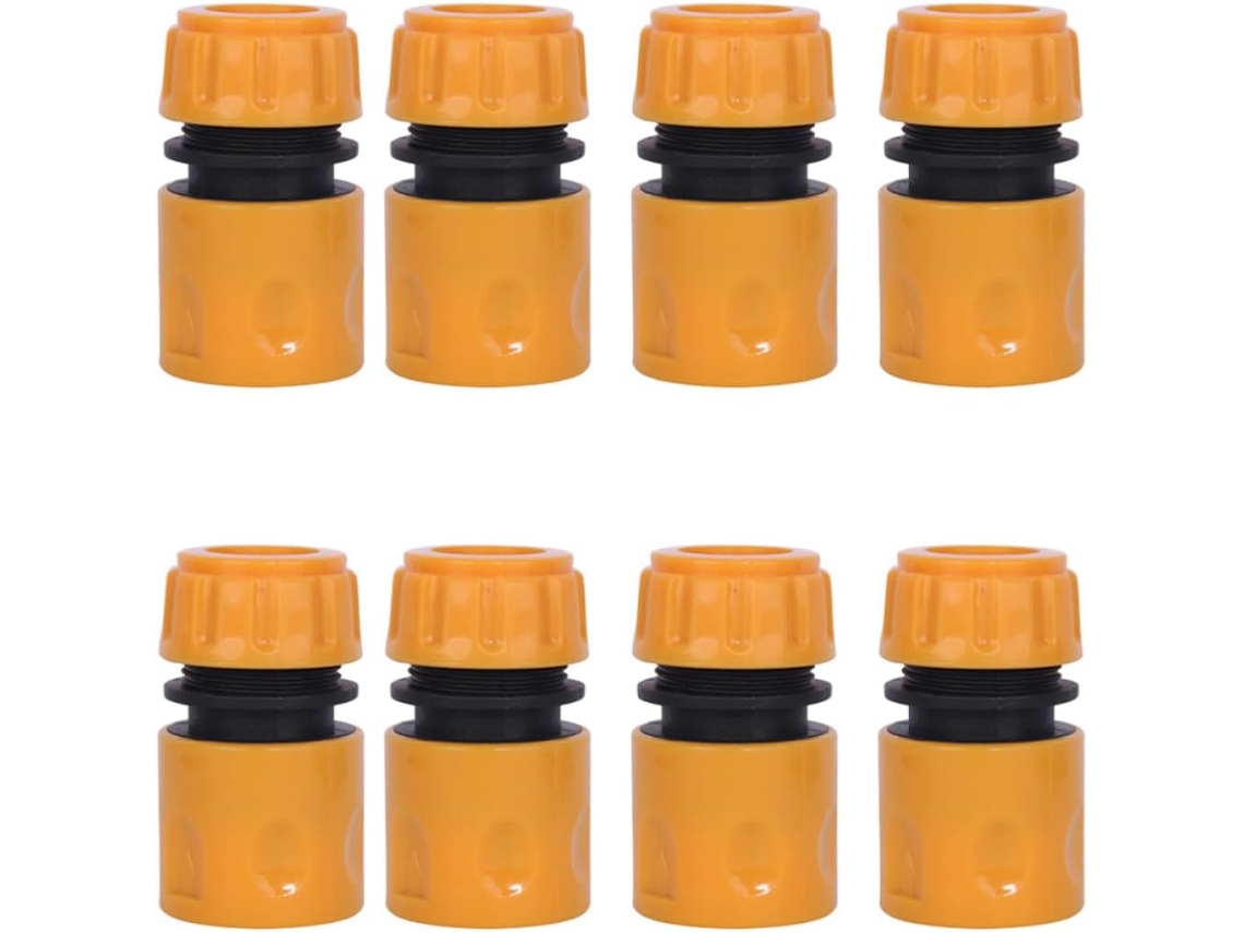 Conector Rápido De Plástico 20 Mm Para Mangueira, Pacote Com 8 Peças,