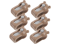 Conjunto de 6 pinos antiderrapantes, acessórios ideais para camas de polipropileno Lençóis, Invisíveis Facts, para